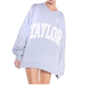 Sold Out, NWT, limited Edition “Taylor” swift oversized sweatshirt from The Bar